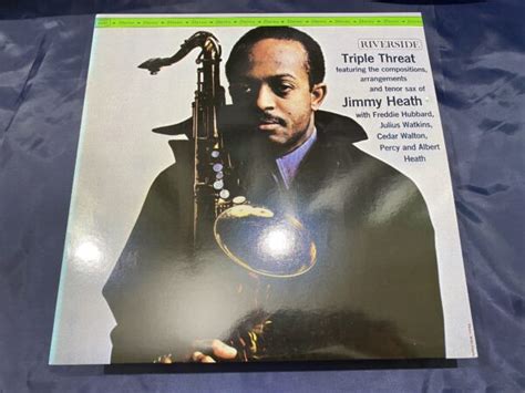 Original Outer Sleeve With Sticker Jimmy Heath Triple Threat Riverside