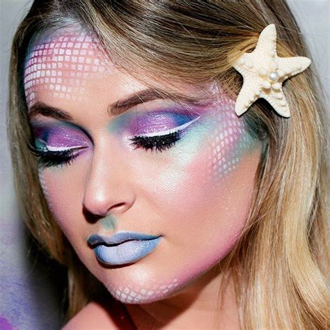 Mermaid Makeup Tutorial Halloween 2017 The Prettiest Mermaid Costume