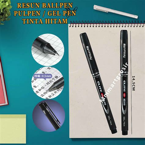 Jual Resun Ballpen Pulpen Tinta Hitam Pulpen 0 5mm Pen 5272