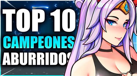 TOP 10 CAMPEONES MAS ABURRIDOS DE PALADINS YouTube