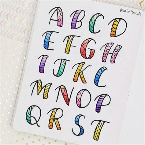 Lettering Abecedario Tipos De Letras Bonitas Os Ensenaremos A Images