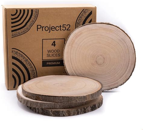 Amazon Pcs Inch Large Wood Slices For Centerpieces