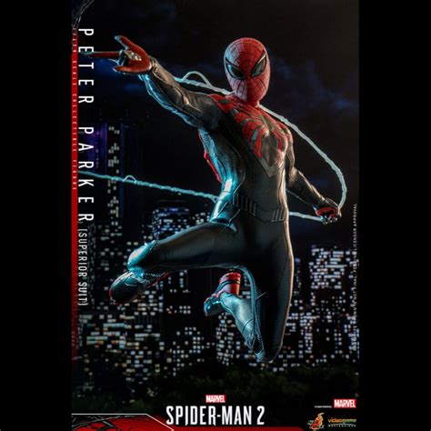 Spider Man Peter Parker Superior Suit Video Game Masterpiece Hot Toys Frikanime