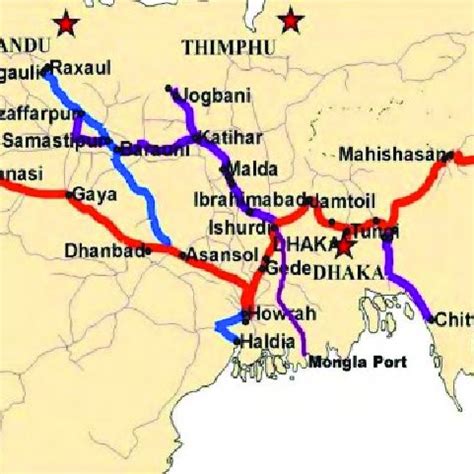 Trans-Asian Railway Network in Bangladesh | Download Scientific Diagram