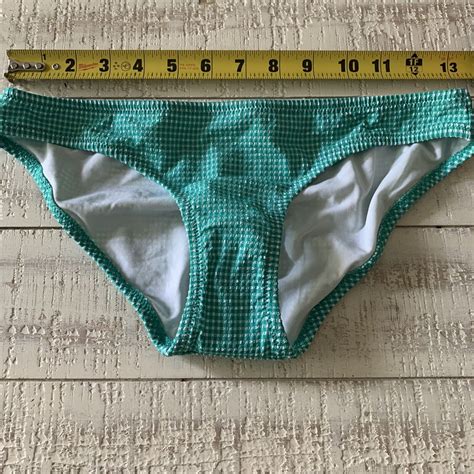 J Crew Surf Hipster Bikini Bottom In Tiny Gingham Item K Ebay