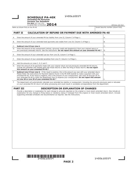 Printable Pa Sales Tax Chart