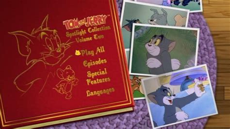 Tom and Jerry Spotlight Collection volume 2 DVD menu