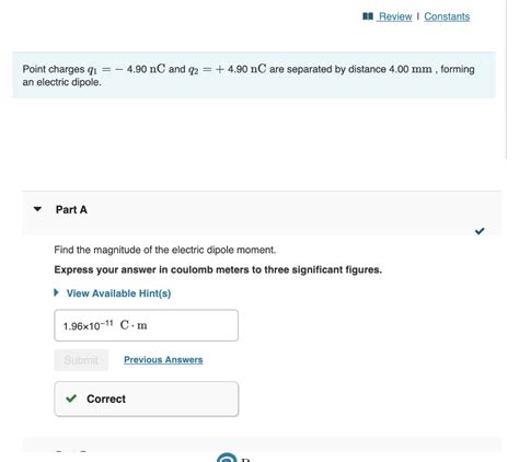 Solved Point Charges Q1−490nc And Q2490nc Are Separated