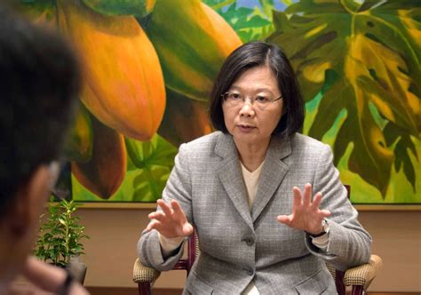 EXCLUSIVE INTERVIEW Taiwans President Tsai Ing Wen Seeks Security