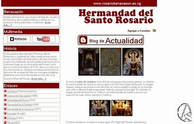 Provincia Nueva web de la hermandad del Rosario Benacazón