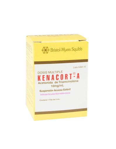 Kenacort A Triamcinolona 10 Mg Bristol Myers Caja X 1 Vial