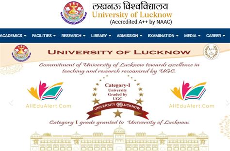 Lucknow University Admission Form 2024 25 Open For Ug And Pg