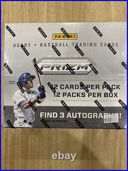 Panini Prizm Baseball Hobby Box Sealed Sealed Box Cards