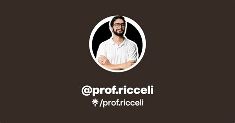 Prof Ricceli Instagram Linktree