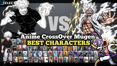 Update Anime Crossover V Tceam Anime Mugen Best Characters