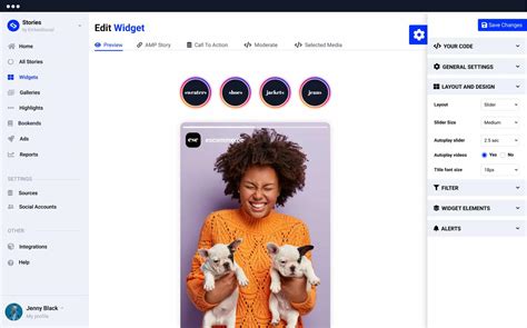 Instagram Stories Widget for Wix Websites - EmbedSocial