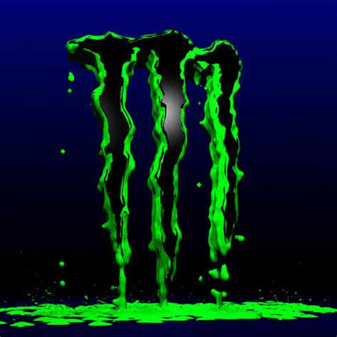 Blue Monster Energy Logos