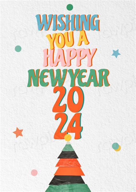 Happy new year poster template | Free Photo Illustration - rawpixel