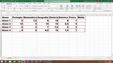 Formula De M Dia No Excel