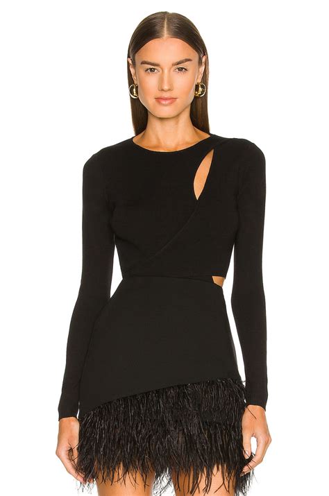 ASTR The Label Pierson Sweater Bodysuit In Nude REVOLVE