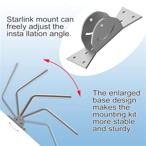 Starlink Mounting Kit Starlink Long Wall Mount Starlink Roof Mount