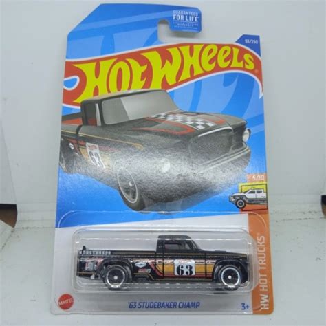 Jual New Limited Hot Wheels Hotwheels Studebaker Champ Hitam Pick Up Pickup Original Shopee