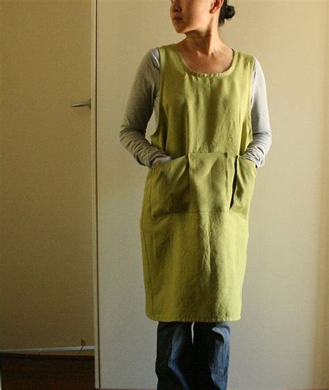 Linen Apron Dress Women Pinafore Linen Dress Linen Etsy