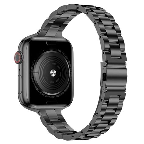 Apple Watch Ultra Ultra Mm Etc Smalt L Nk Klockarmband Svart