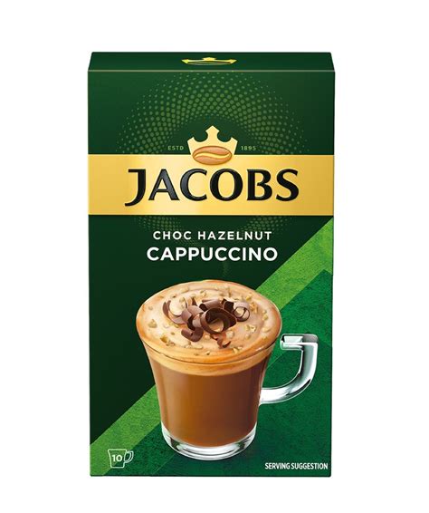 Jacobs Choc Hazelnut Cappuccino Instant Coffee Pack of 10 sticks | Shop ...