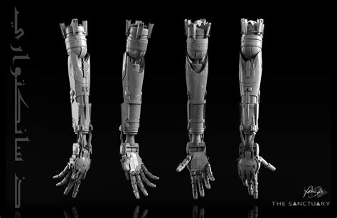 ArtStation - Prosthetic Robot Arm, Xander Smith | Robot arm ...