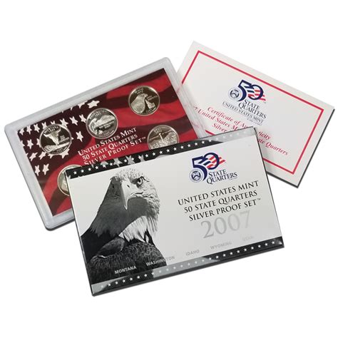 2007 United States 50 State Quarter Silver Proof Set - Buy And Sell ...