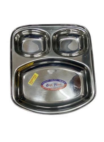 Stainless Steel Serving Plate, 6 inch at Rs 200/piece in Chennai | ID: 26794288655