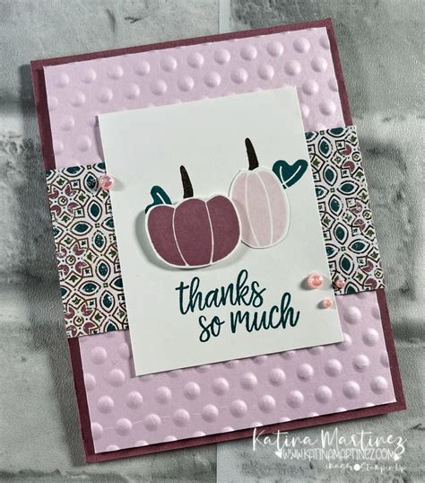 Fall-Inspired Thank You Cards - Katina Martinez