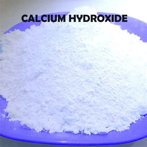 Calcium Hydroxide Food Grade Hydrated Lime Ca Oh Powder Slaked Lime