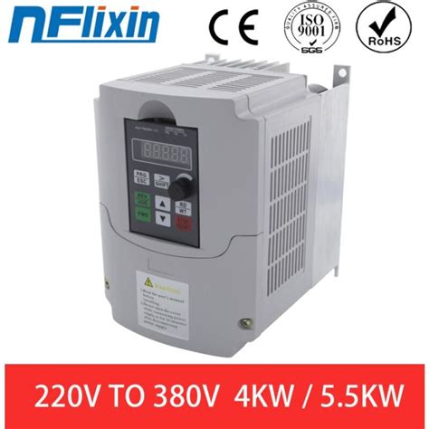 Original Frequency Converter Vfd Boost Converter 4kw 55kw Single