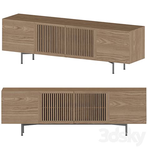 Modern Solid Wood TV Stand NO.07 - Sideboard & Chest of drawer - 3D model