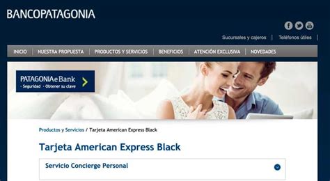 Tarjeta De Cr Dito American Express Black Banco Patagonia