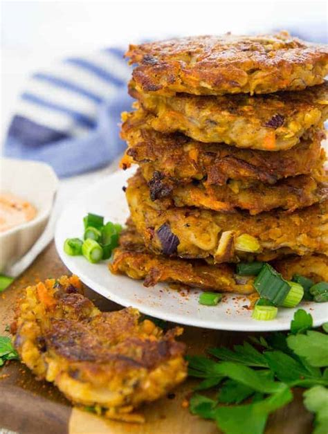 Vegetable Potato Fritters Vegan Heaven