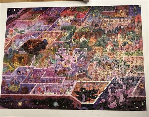 Finished Magic Puzzle Companys Mystic Maze” 1000pc Puzzle Ft Some