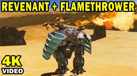 Revenant Mk Flamethrower War Robots Youtube