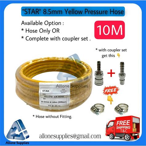 Star Korea Mm X Meter Pvc Reinforced High Pressure Air Hose