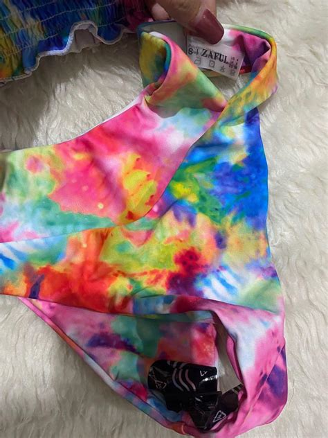 Pink Tie Dye Bikini Women S Fashion Swimwear Bikinis Swimsuits On Carousell