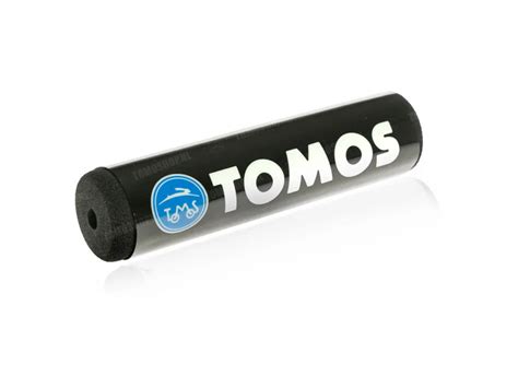 Stuurrol Stuurbeschermer Zwart Met Tomos Logo 205 Mm