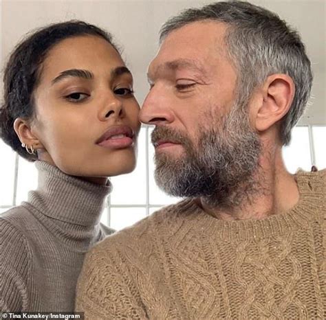 Vincent Cassel S Wife Tina Kunakey Debuts Baby Bump Tina