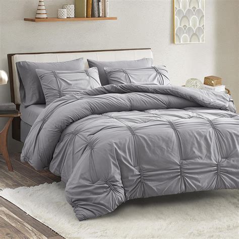 Maple Stone Gray Comforter Sets For Queen Bed Grey Bedding Sets Queen