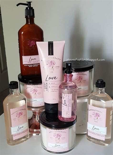 Beauty And More By Pilar Aromatherapy Love Rose And Vanilla Collection