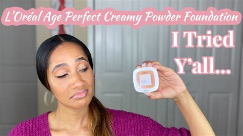 Lor Al Age Perfect Creamy Powder Foundation Review Hour Wear Test