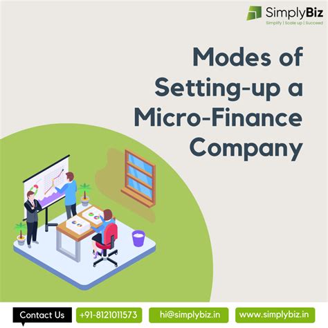 modes  setting   micro finance company