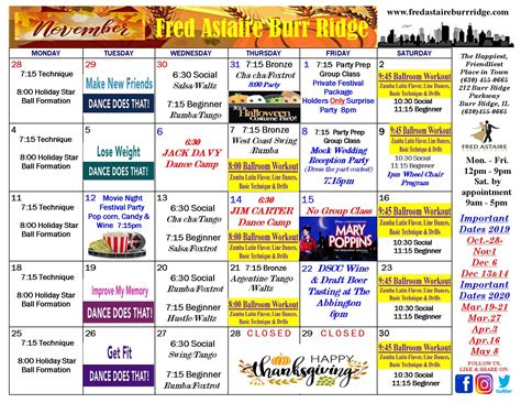 Event Calendar Fred Astaire Dance Studios Of Burr Ridge