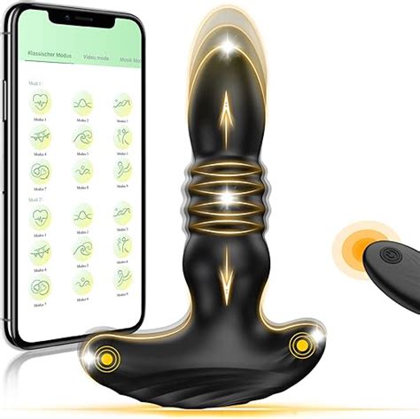 Anal Plug Analvibrator mit Stoßfunktion Mecofy Vibratoren mit 9